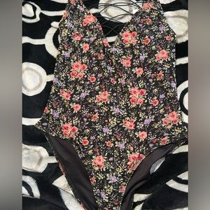 NWT forever 21 floral bodysuit